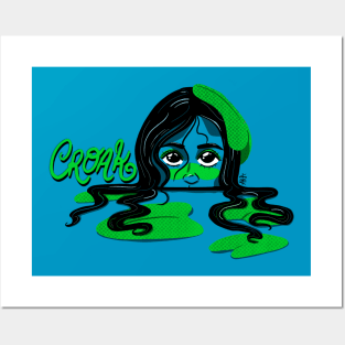 Croak Posters and Art